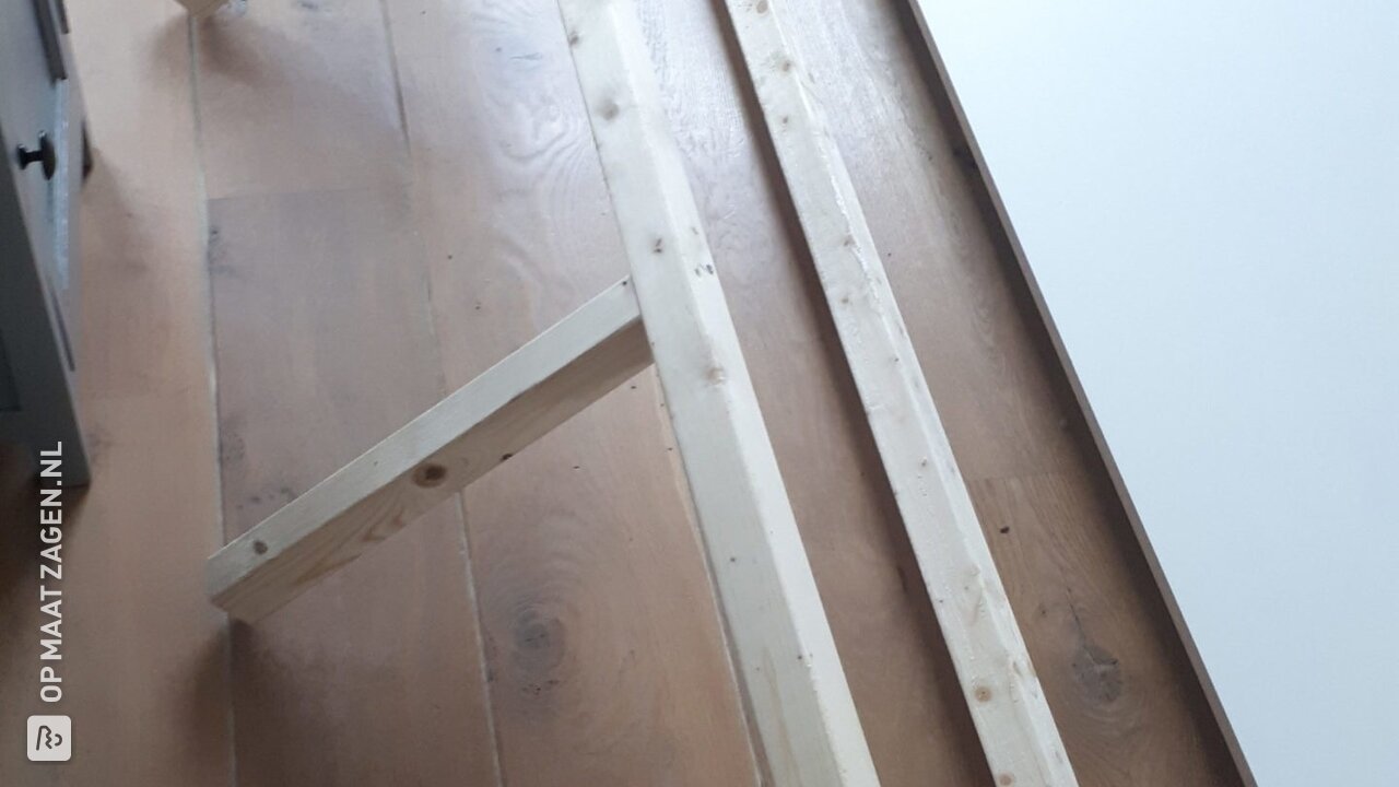 Eettafelbank van MDF Lakdraag van bijna 3 meter!