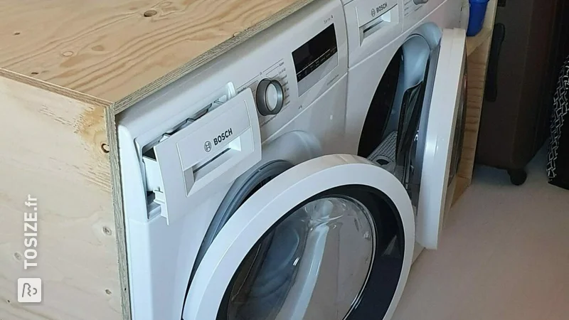 Fabriquer un coffrage pour une machine à laver sans se ruiner - La