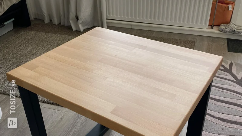 Beech table top, by John