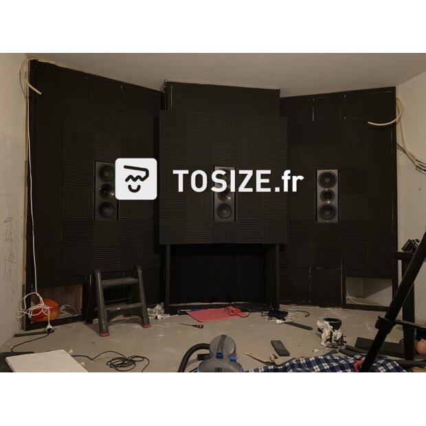 THX 'Baffle Wall' Créer une salle de cinéma maison TOSIZE.fr