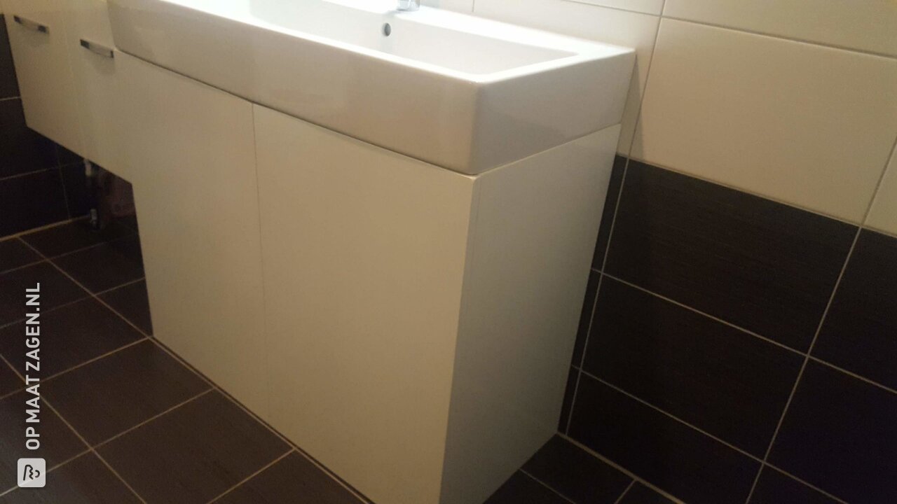 Wastafelmeubel van MDF Vochtwerend, door Piet
