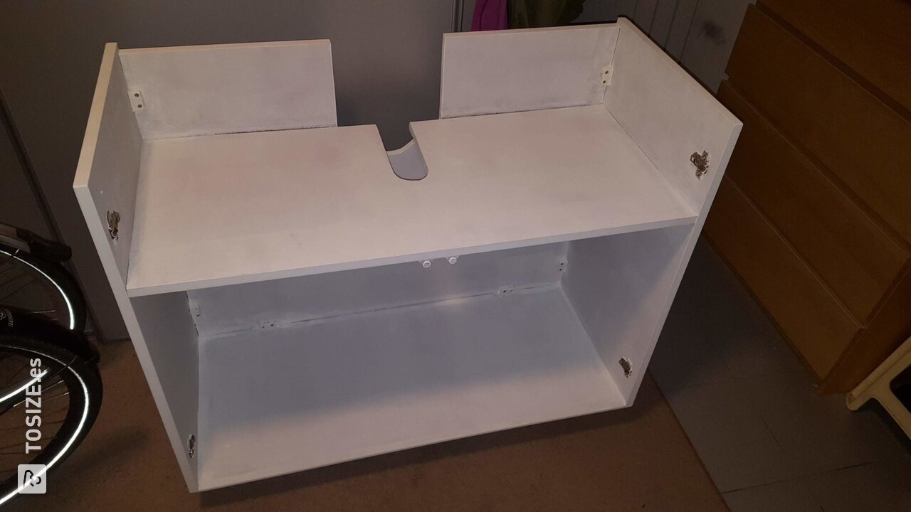 Mueble de lavabo de MDF resistente a la humedad, de Piet