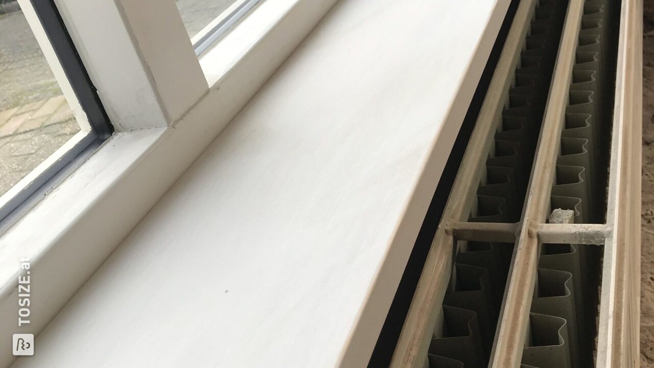 Machen Sie Ihre eigenen Kiefernholz-Fensterbänke, wie zum Beispiel Annerie