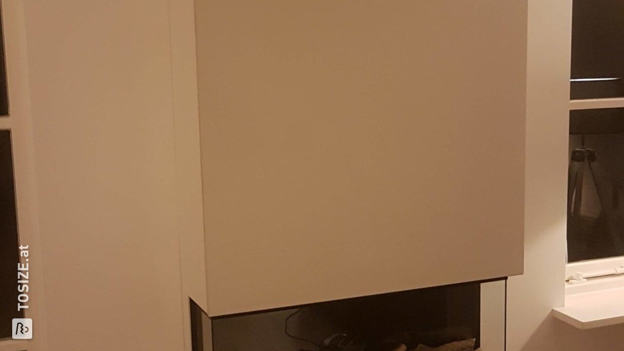 Kaminverkleidung aus MDF von Marcel