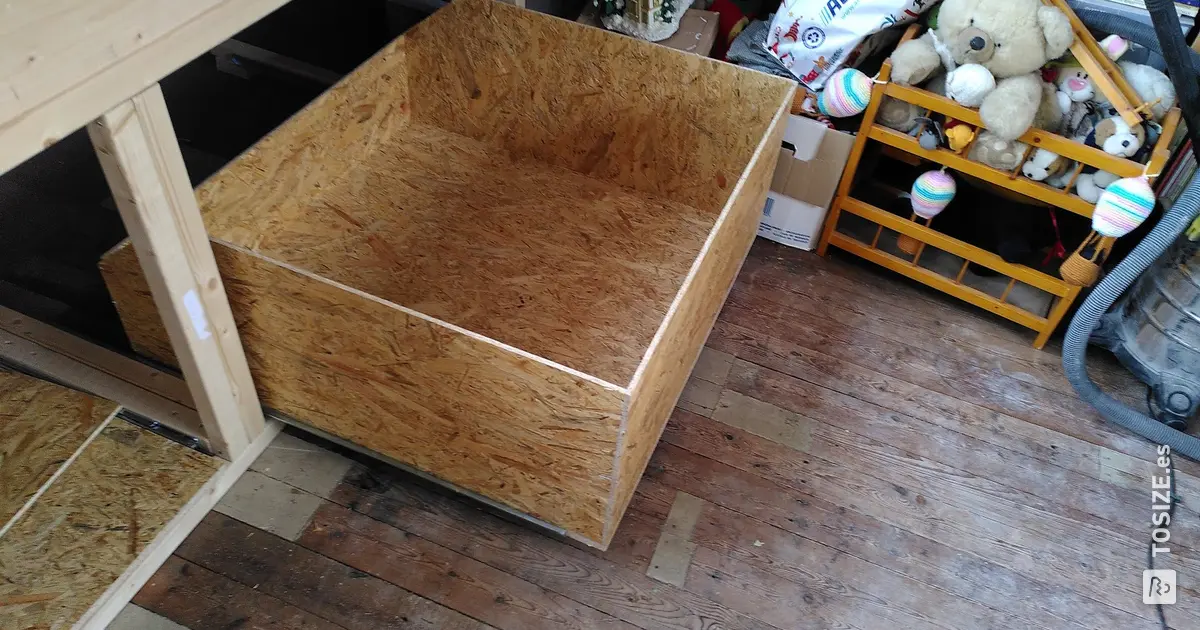 Drawers in knee bulkhead dormer window - Daan | TOSIZE.es
