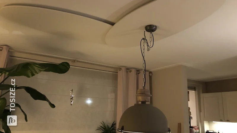 Mounting a heavy industrial lamp on a plaster ceiling