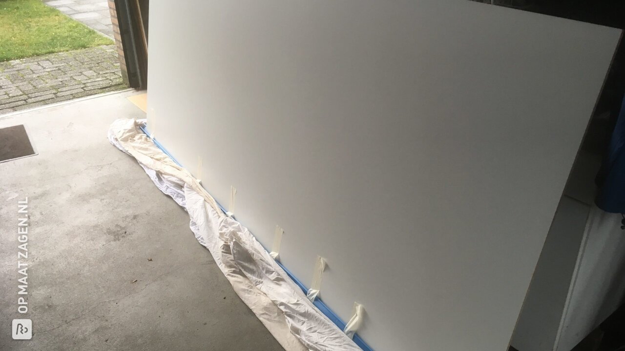 Dakkapel plafond van MDF, door Edward