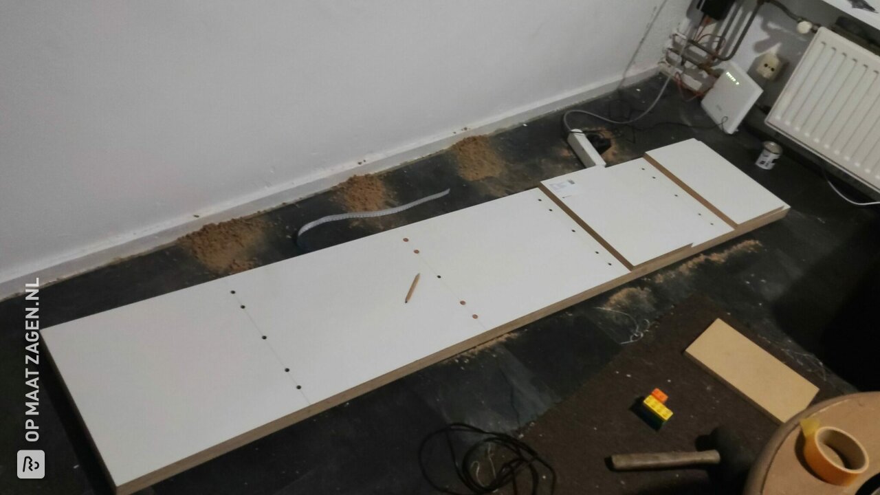Zelf een TV meubel maken van MDF Lakdraag, door Nathan