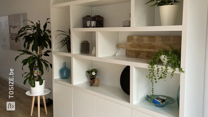 Vakkenkast van Spaanplaat Wit Dekkend, door Lody