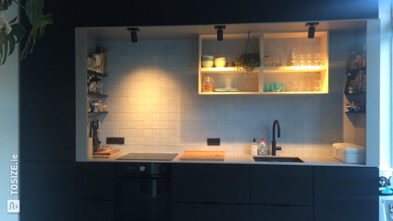 Kitchen conversion and cupboard, by Maaike