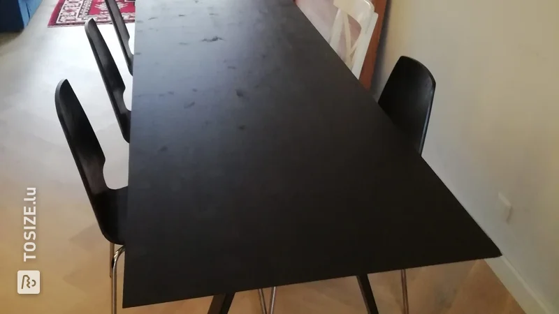 Table personnalisée de Timmerpanel Vuren, par Karen