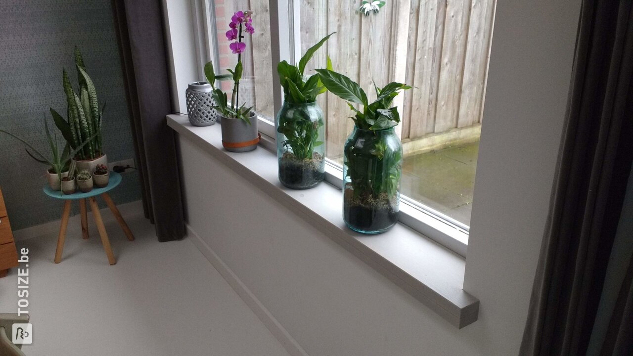 Mooie grenen houten vensterbanken, door Wouter