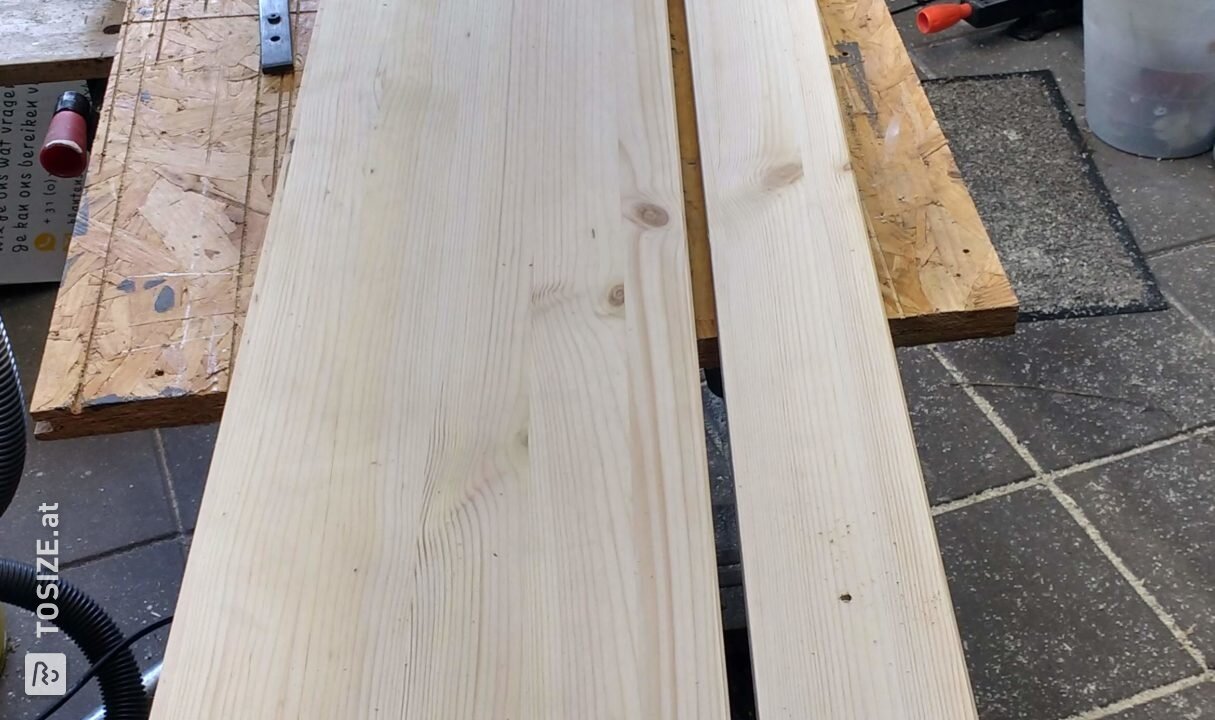 Schöne Fensterbänke aus Kiefernholz, von Wouter
