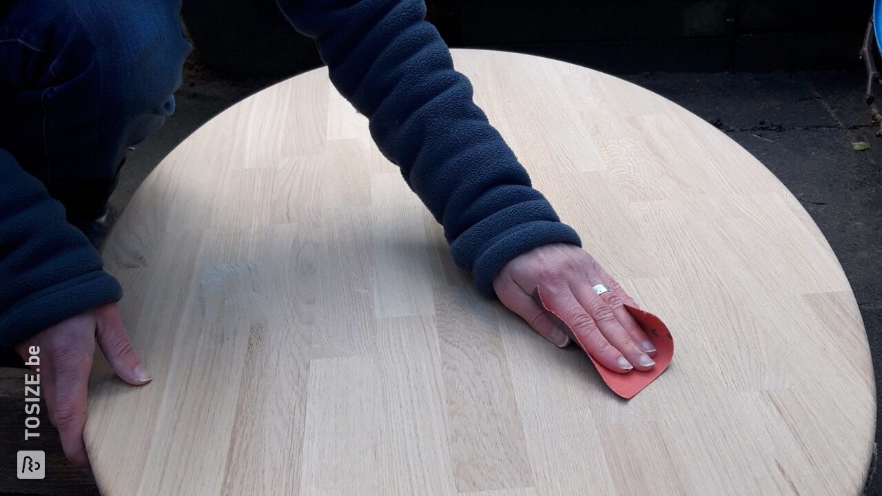 Salontafel eikenhout door Connie en Michiel