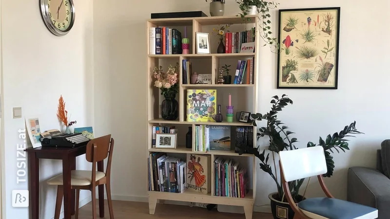 Originelles Bücherregal für das Wohnzimmer von Yasin