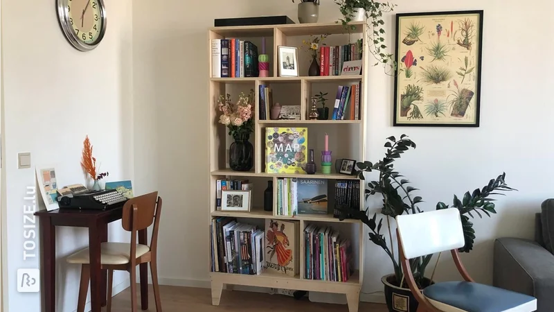 Originelles Bücherregal für das Wohnzimmer von Yasin 