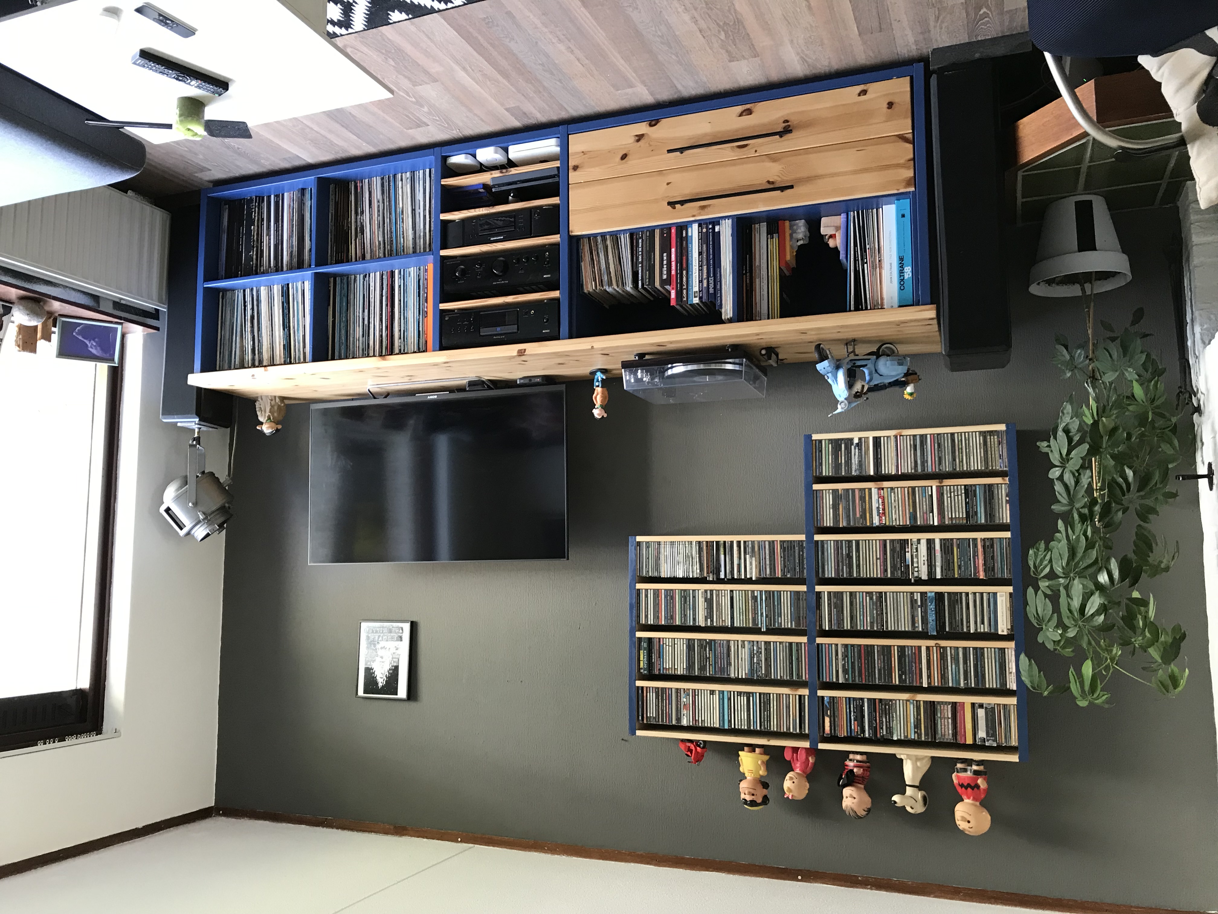 vleugel rekruut Kruik Tv-meubel uitbreiding voor extra cd's van Grenen Timmerpaneel -  OPMAATZAGEN.nl