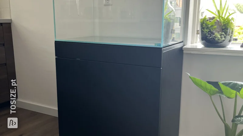 Make your own black aquarium cabinet, by Nick