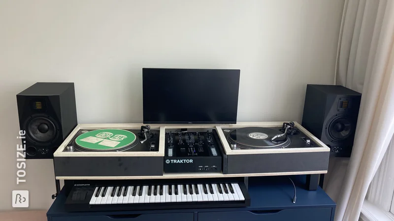 A custom MDF and plywood conversion for DJ Decks, by James
