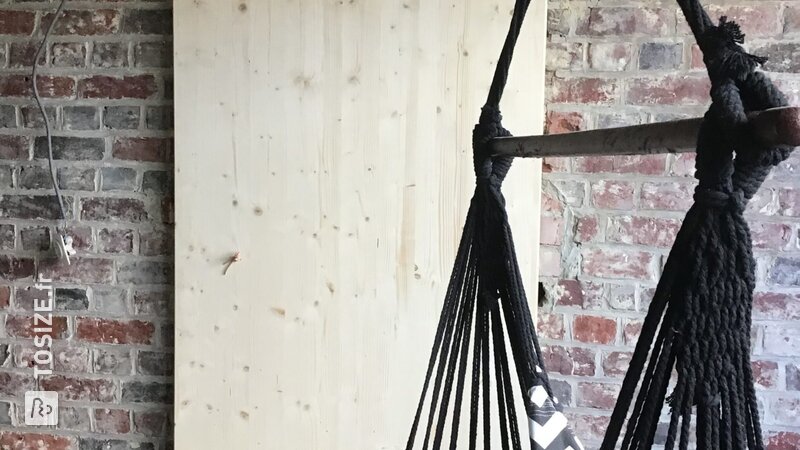 Portes coulissantes en épicéa sur mesure, par Isabelle