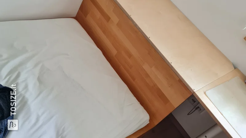 Make your own bedside table and desk extension, by Manfred