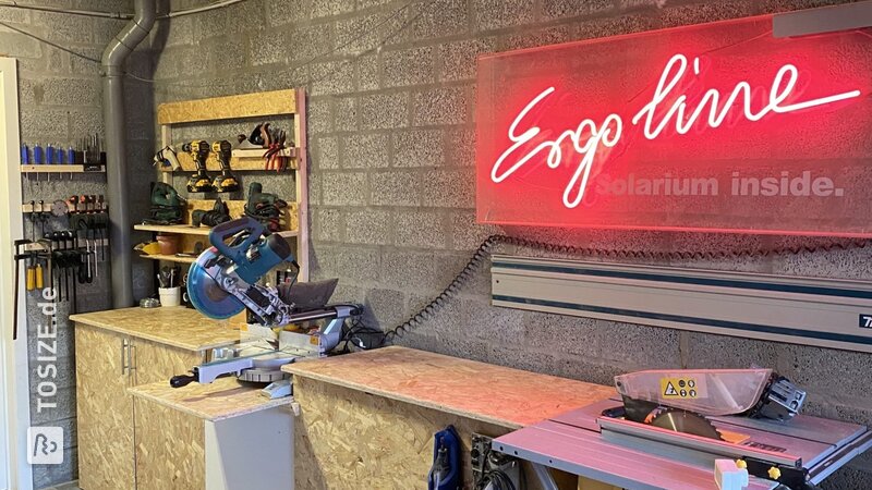 Garage Woodworkshop / Werkbank aus OSB-Platten, von Ilia