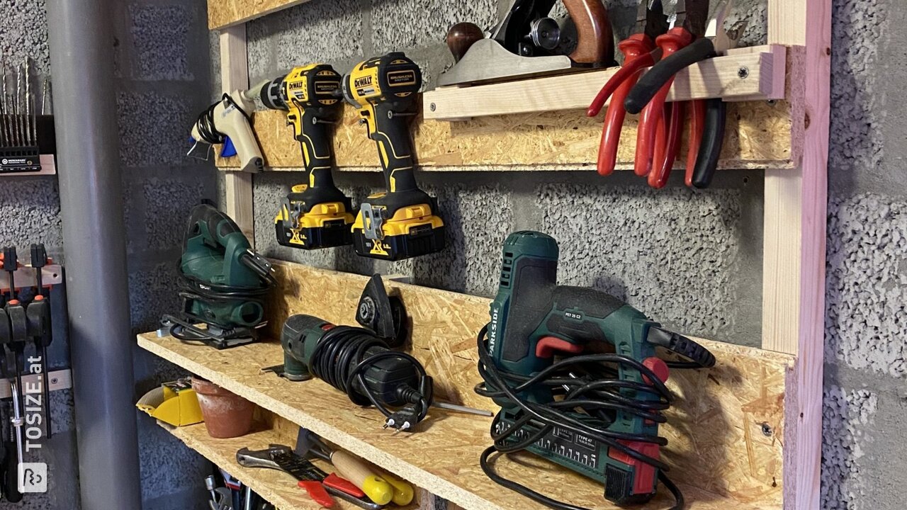 Garage Woodworkshop / Werkbank aus OSB-Platten, von Ilia