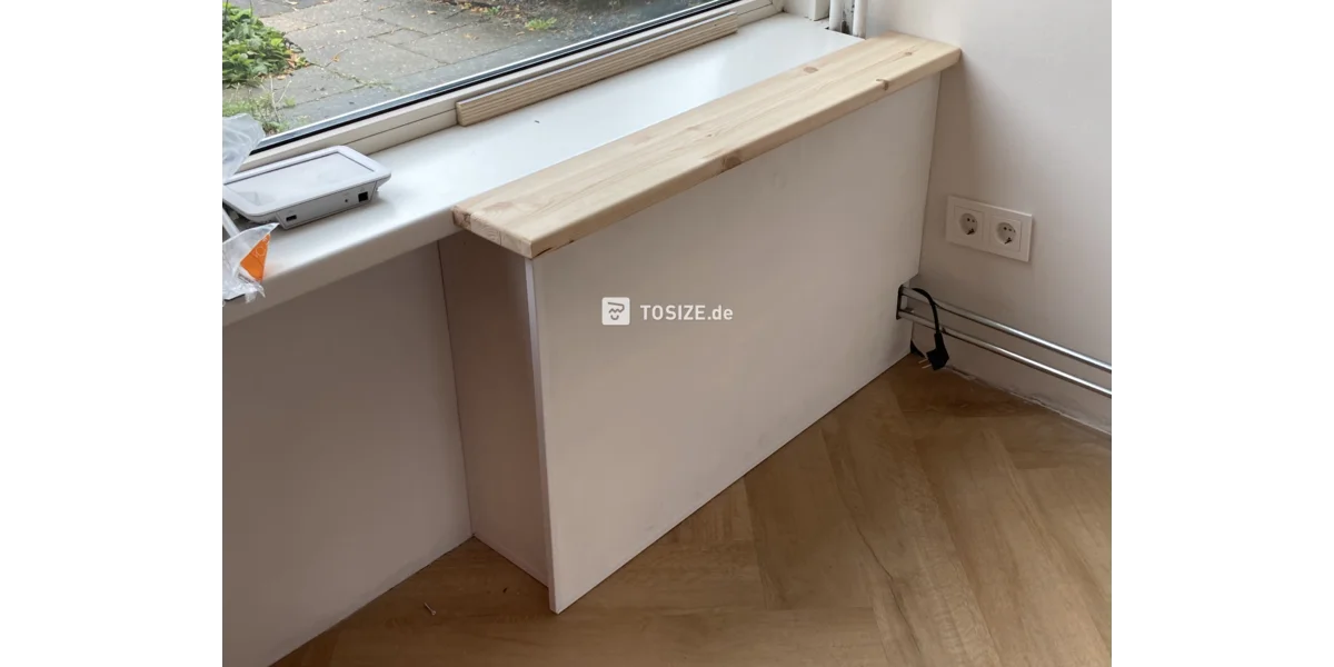 Erweitern Sie selbst eine Fensterbank und platzieren Sie die Heizung sofort unsichtbar TOSIZE.de