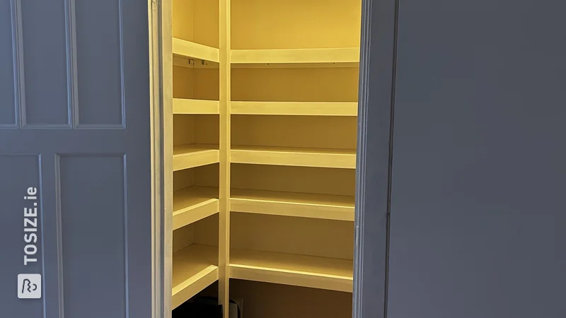 A homemade pantry in a pantry, by Tobias