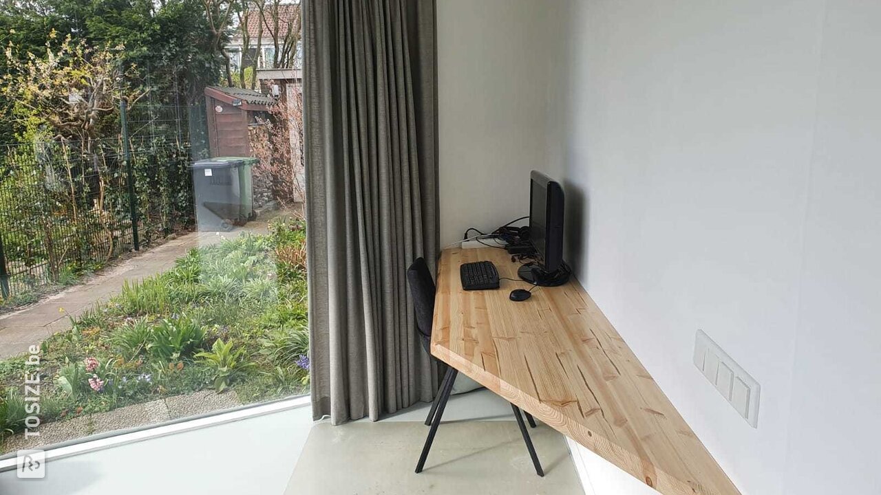 Werkplek uitbouw in Scandinavische stijl, door Bas