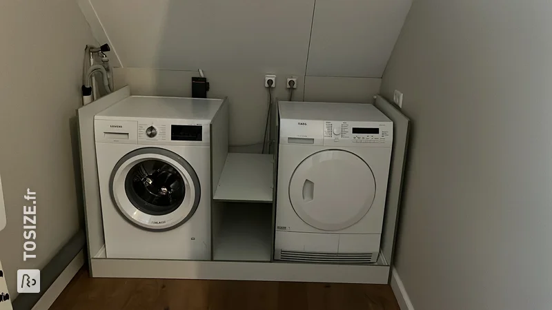Transformez votre propre machine à laver en MDF résistant à l'humidité, par Chantal