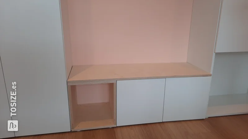 Banco y armario adicional IKEA PLATSA en contrachapado de abedul, de Hilde