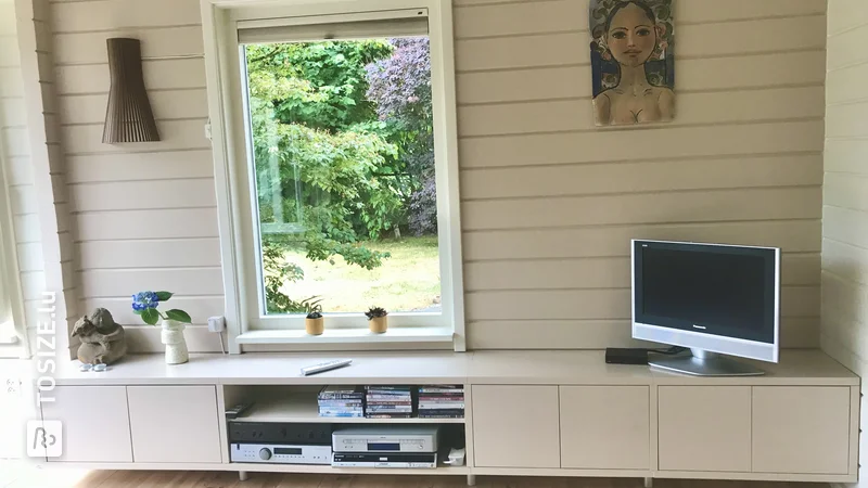 A TOSIZE Furniture custom cabinet as a TV cabinet, by Charles