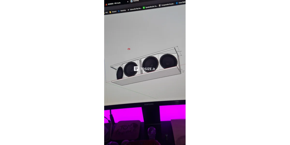 Altoparlante Subwoofer Per Auto Da 8 Pollici Anelli - Foto 5