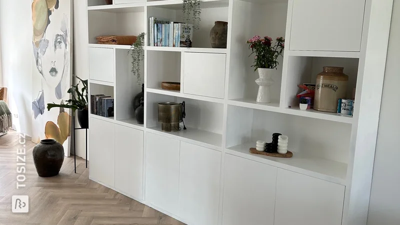 A large TOSIZE Furniture custom cabinet made of MDF, by Hidde