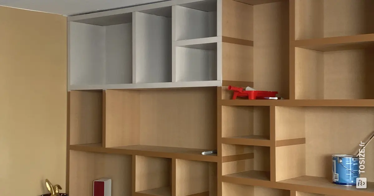 Une méga armoire murale personnalisée TOSIZE Furniture en MDF | TOSIZE.fr