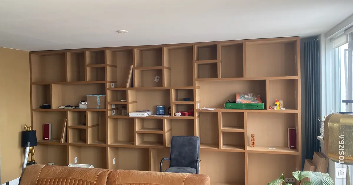 Une méga armoire murale personnalisée TOSIZE Furniture en MDF | TOSIZE.fr