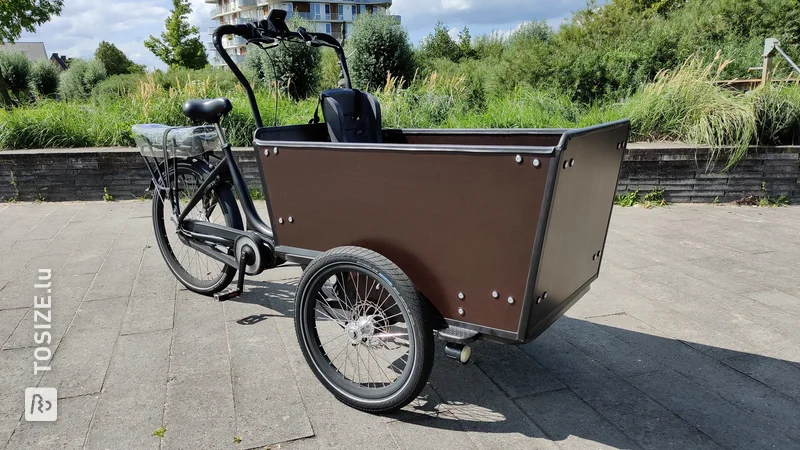 Rénovation du vélo cargo Vogue Carry 3, par Eduan