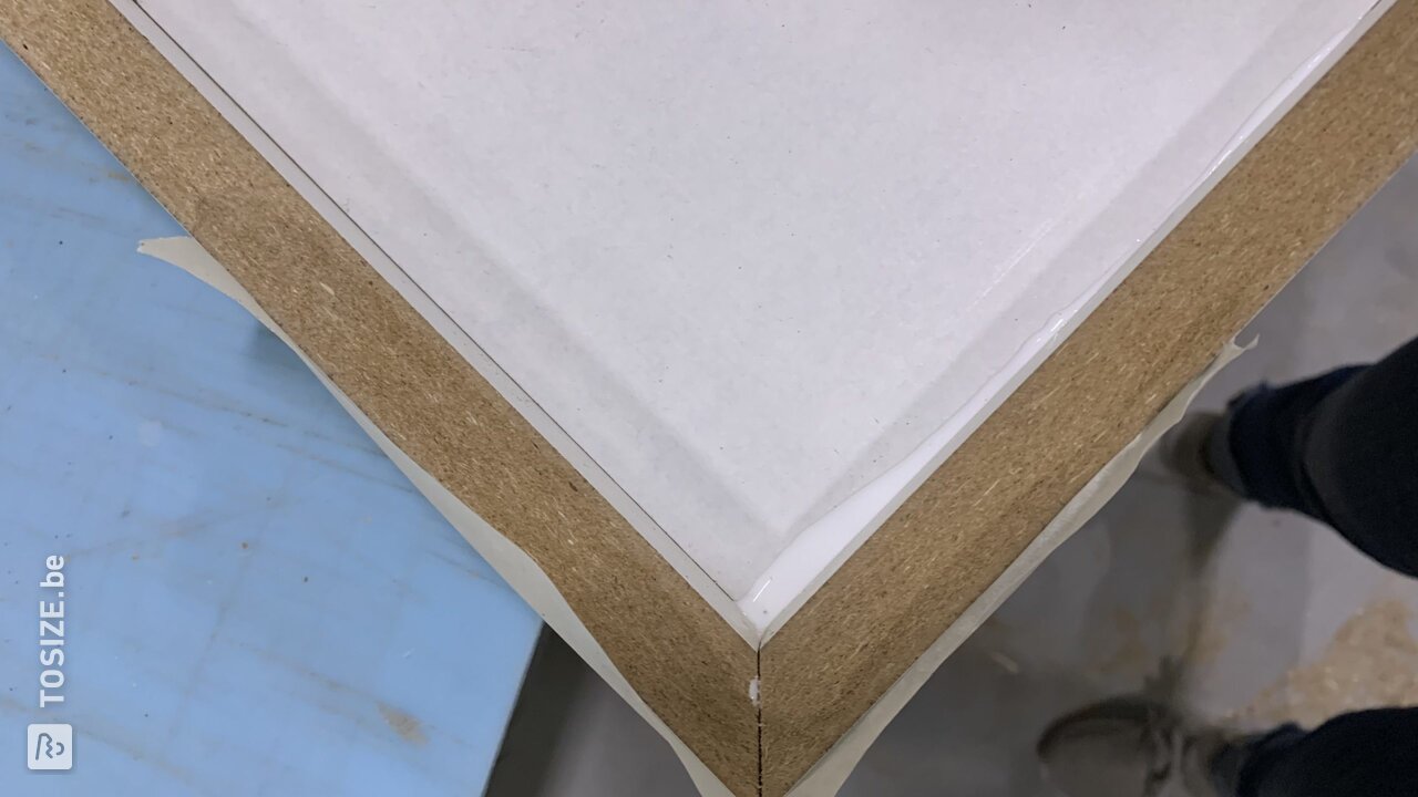 DIY: Hoofdbord zelf maken van eiken latjes, door Mariëlle
