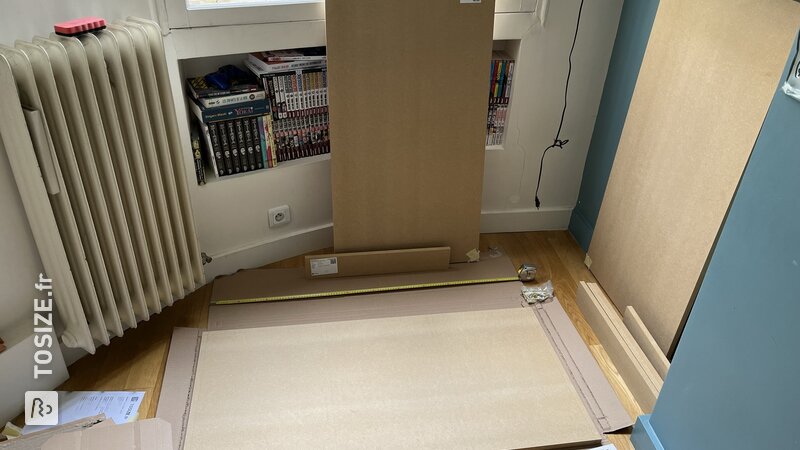 Un bureau en MDF sur mesure pour chambre d'ado, par Philippe