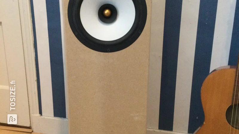 Make your own active column speakers from custom-sawn MDF, by Martin