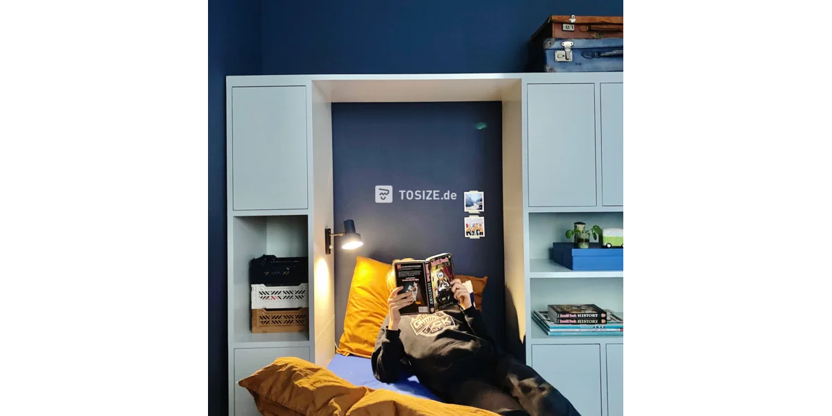 Stabiler Schrankumbau um ein Bett herum TOSIZE.de