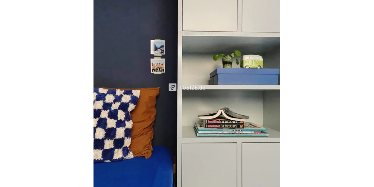 Stabiler Schrankumbau um ein Bett herum TOSIZE.de