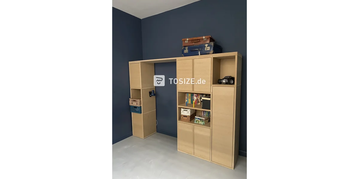 Stabiler Schrankumbau um ein Bett herum TOSIZE.de