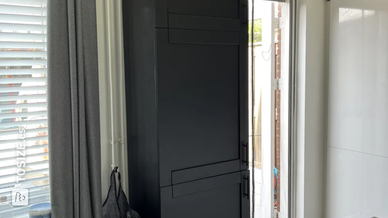 Haga sus propias puertas de armario personalizadas con MDF para el armario estilo IKEA, de Helene