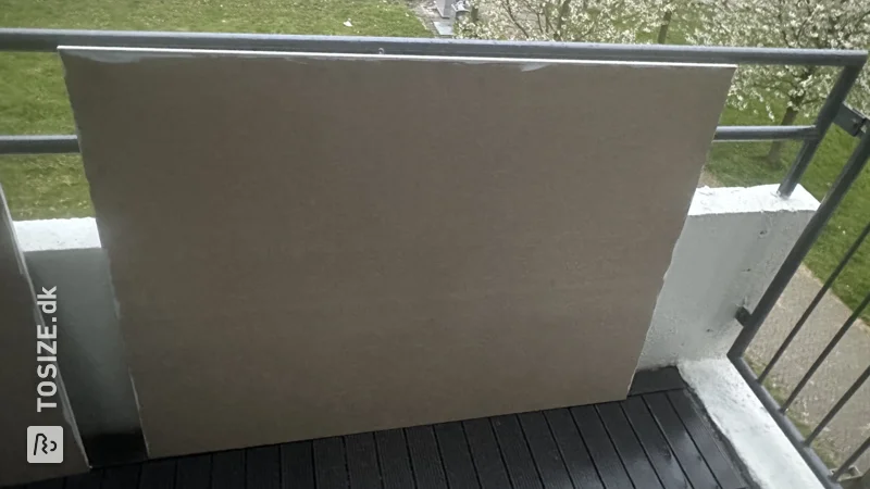 Custom side walls for the balcony, by Borislav