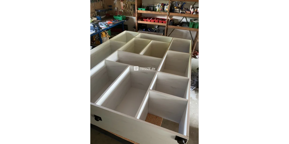 Unterschrank Mit Arbeitsplatte, 30 Cm Breit – Für Kleine Küchen, Aus Möbelplatte, Selbstmontiert