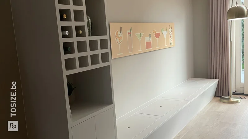 Un beau meuble de salle à manger utilisant les meubles TOSIZE, par Merit