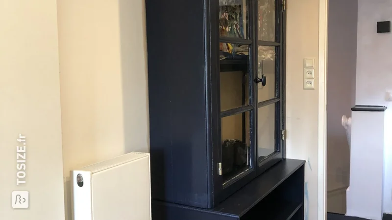 Rénovation de l'armoire: construction d'une nouvelle armoire de base avec une ancienne armoire de cuisine de 1893, par Frank