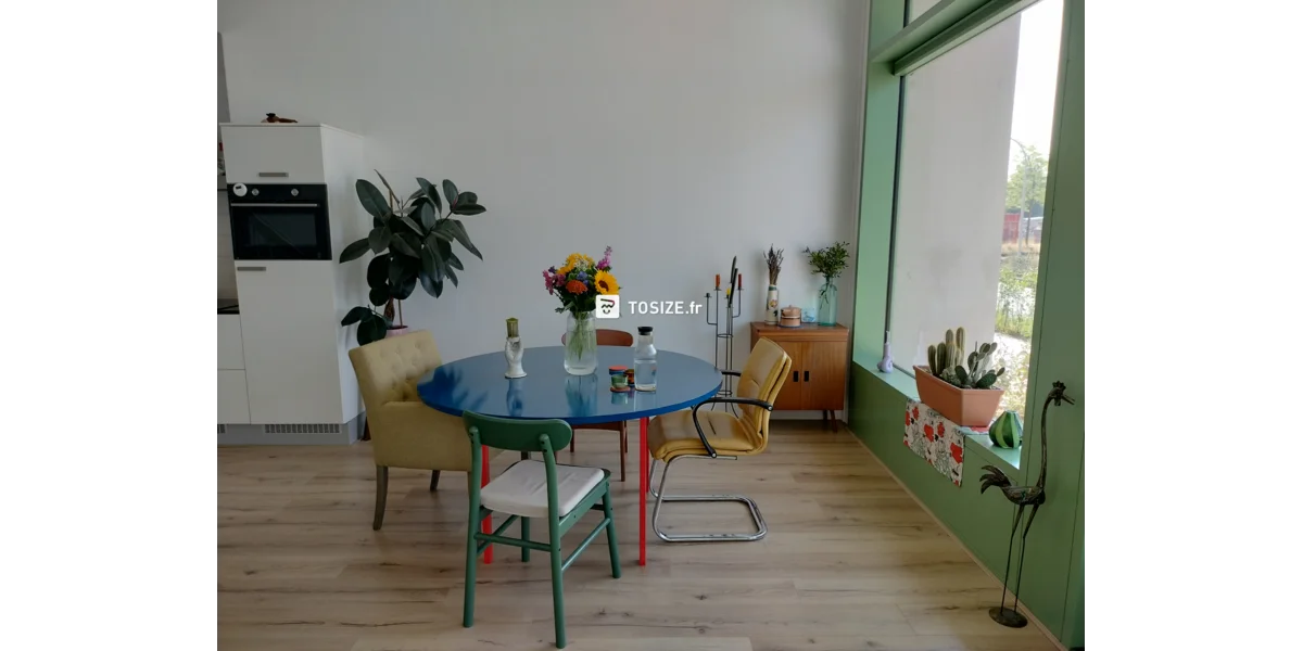 DIY : Table ronde avec plateau en MDF par Max | TOSIZE.fr